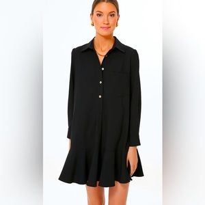 Tuckernuck Black Callahan Shirt Dress XL